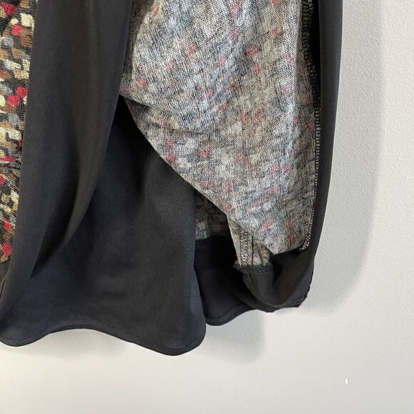 RABBIT RABBIT RABBIT Dress Womens Medium M Knit Sweater 1/2-Sleeve Smocked-Waist - Picture 4 of 10